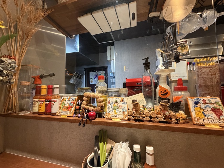 ハロウィンの店内◎