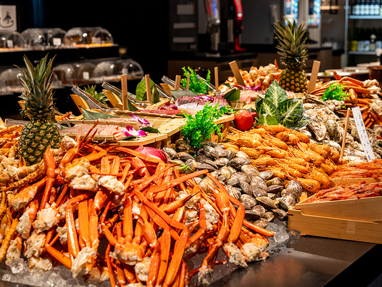 鮮度抜群の魚介やこだわりの食材を使用◎