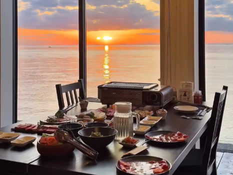 「夕日百選」に選ばれたサンセットは格別