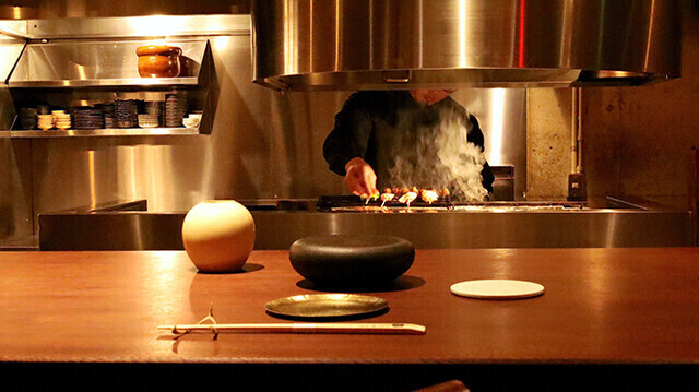 コースで最初の一口から〆まで全て演出