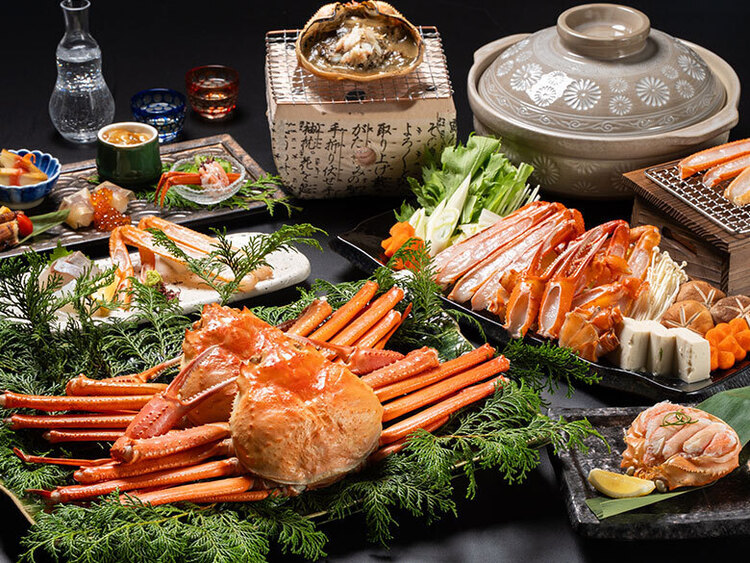 冬期シーズンには、”日本一の蟹”を提供
