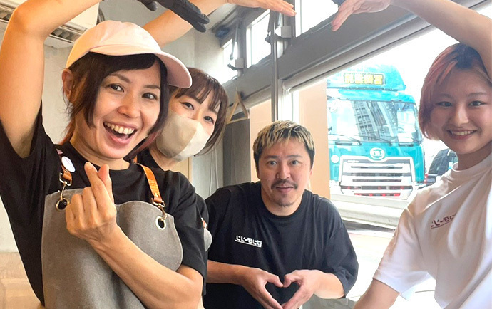 一緒に働いてくれるメンバー。宝物です。