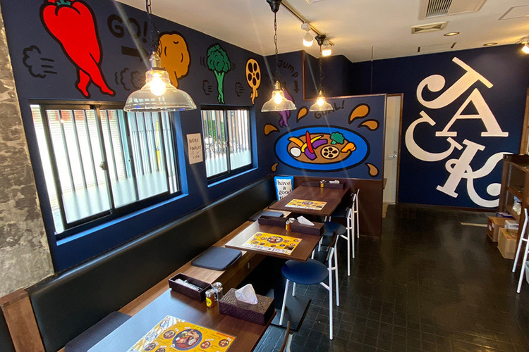 おしゃれな店内