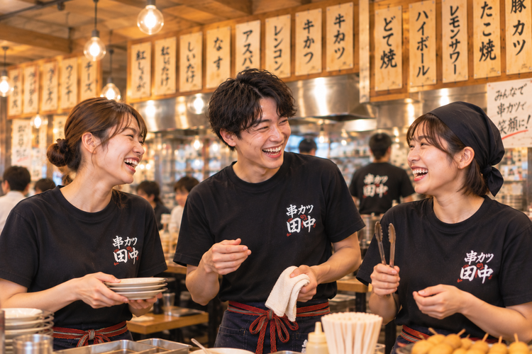 明るい仲間と一緒に、楽しく成長できる職場