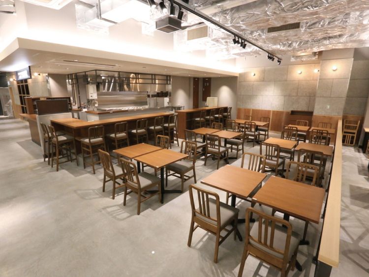 スタイリッシュで清潔感のある店内♪