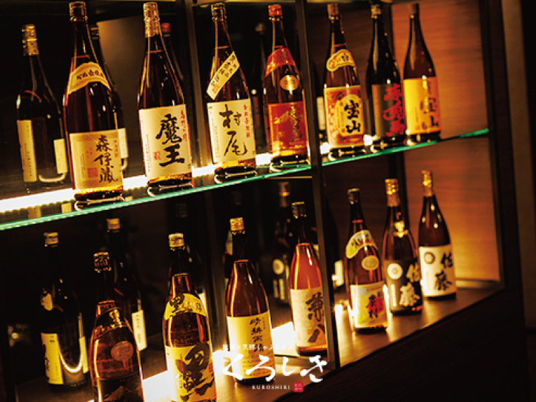 厳選★日本酒&焼酎の品揃えに拘っています