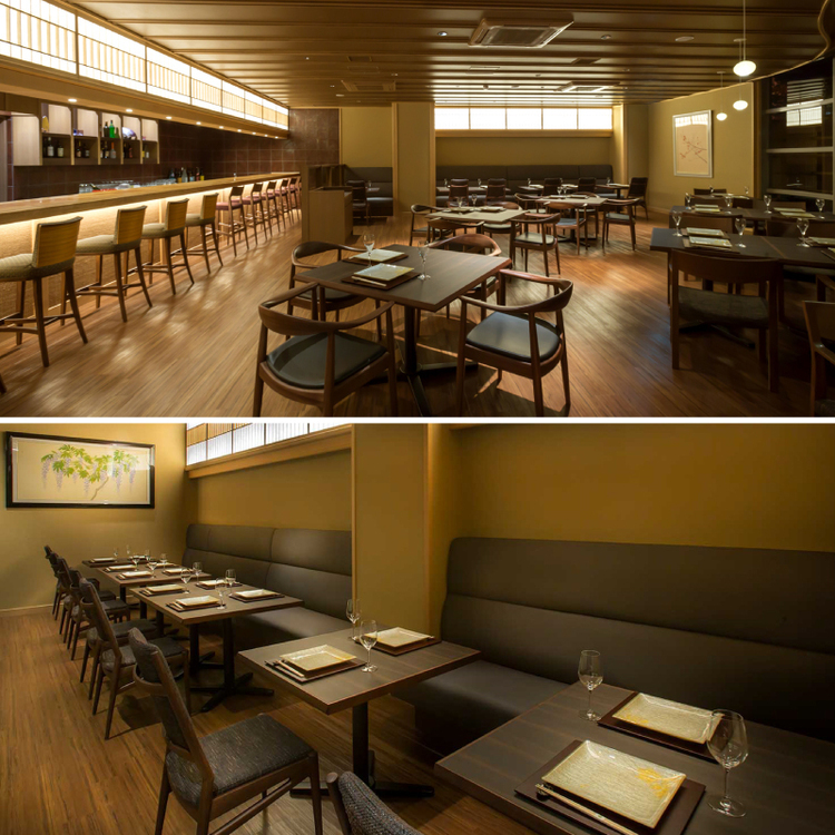 部屋食ではなく、ダイニングでの調理です。