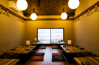 ゆっくりと会話とお食事を楽しめる環境