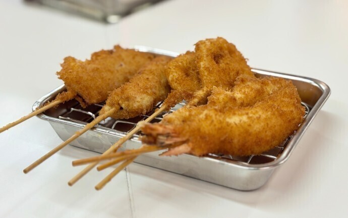 本格的な串カツが自慢！