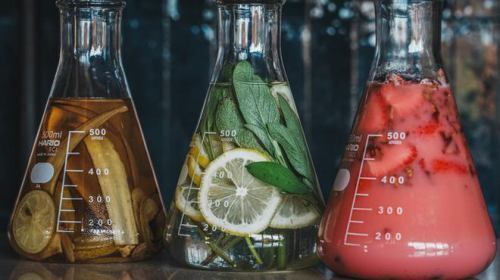 自家製ドリンクによるペアリング