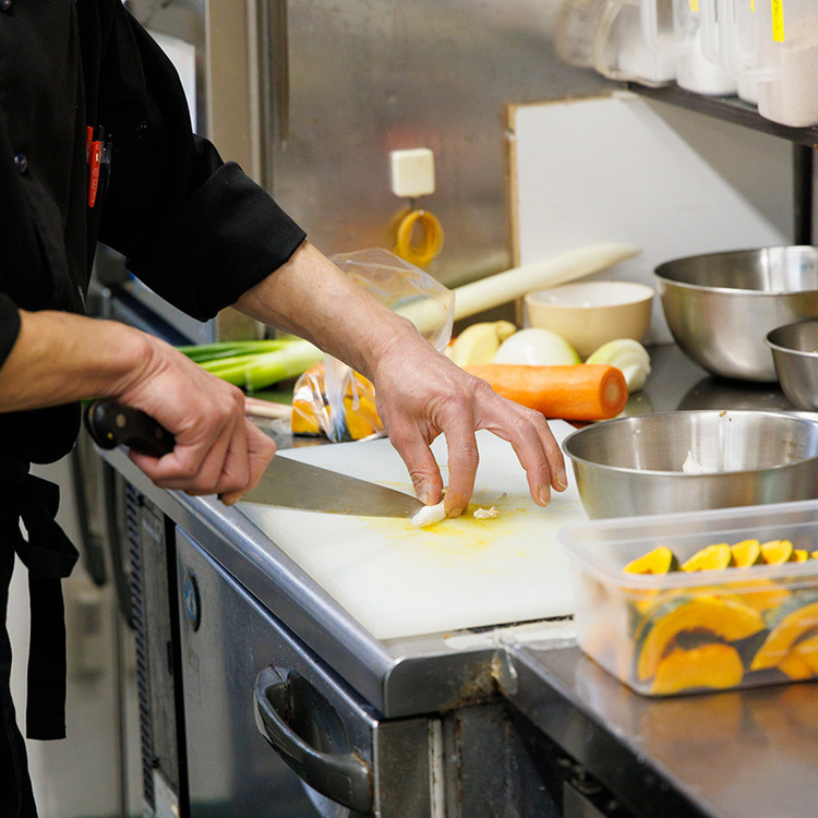 実際の調理風景です!