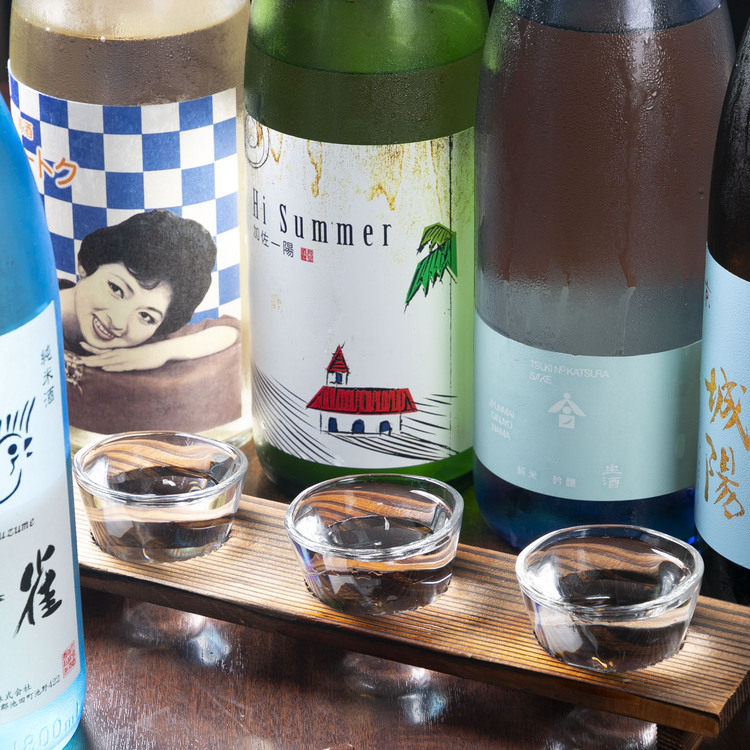 地酒飲み比べ🍶