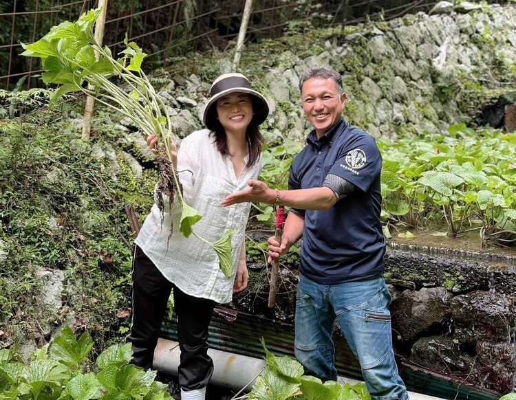 西伊豆の山葵園へ生産者訪問♪