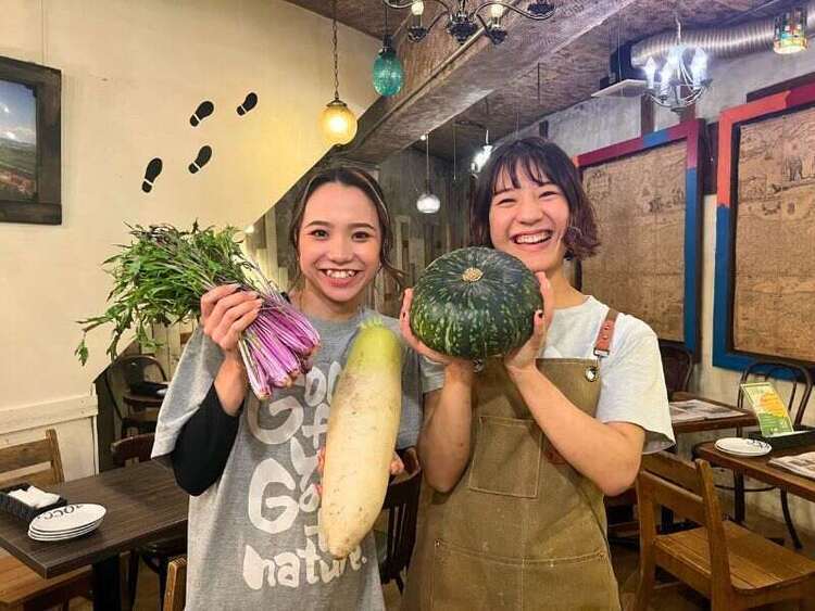 届いたお野菜で美味しいイタリアンを！