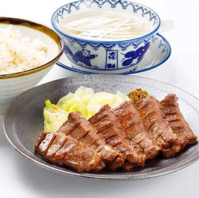 人気の牛たん定食