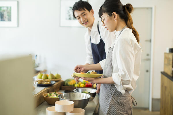 ホールとキッチンの連携 イメージ