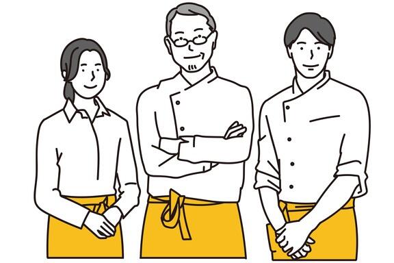 店長のイラスト