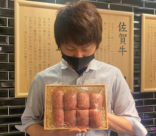 【永田精肉店】肉屋のハンバーグと炊きたての米の画像