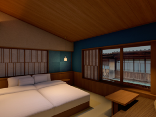 ひがし茶屋街カフェ併設宿泊施設の新店の画像