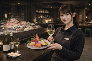 鮮魚とペアリングの新業態の画像